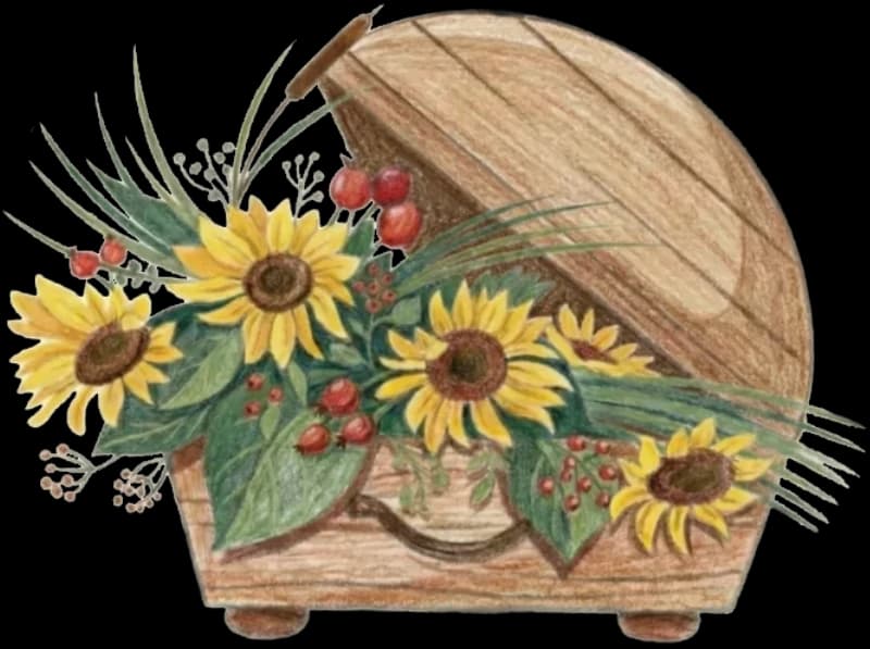 Florales Schmuckkasterl