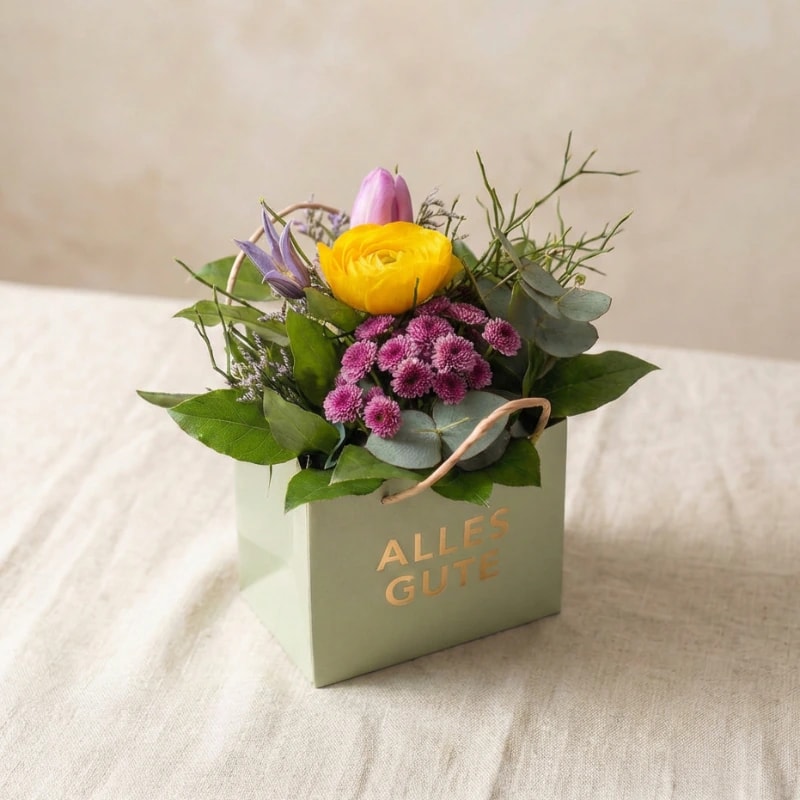 Blumentüte 'Glückwunsch'